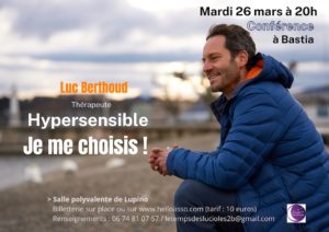 Affiche Bastia Affiche de la conférence du mardi 26 mars 2024 à Bastia.